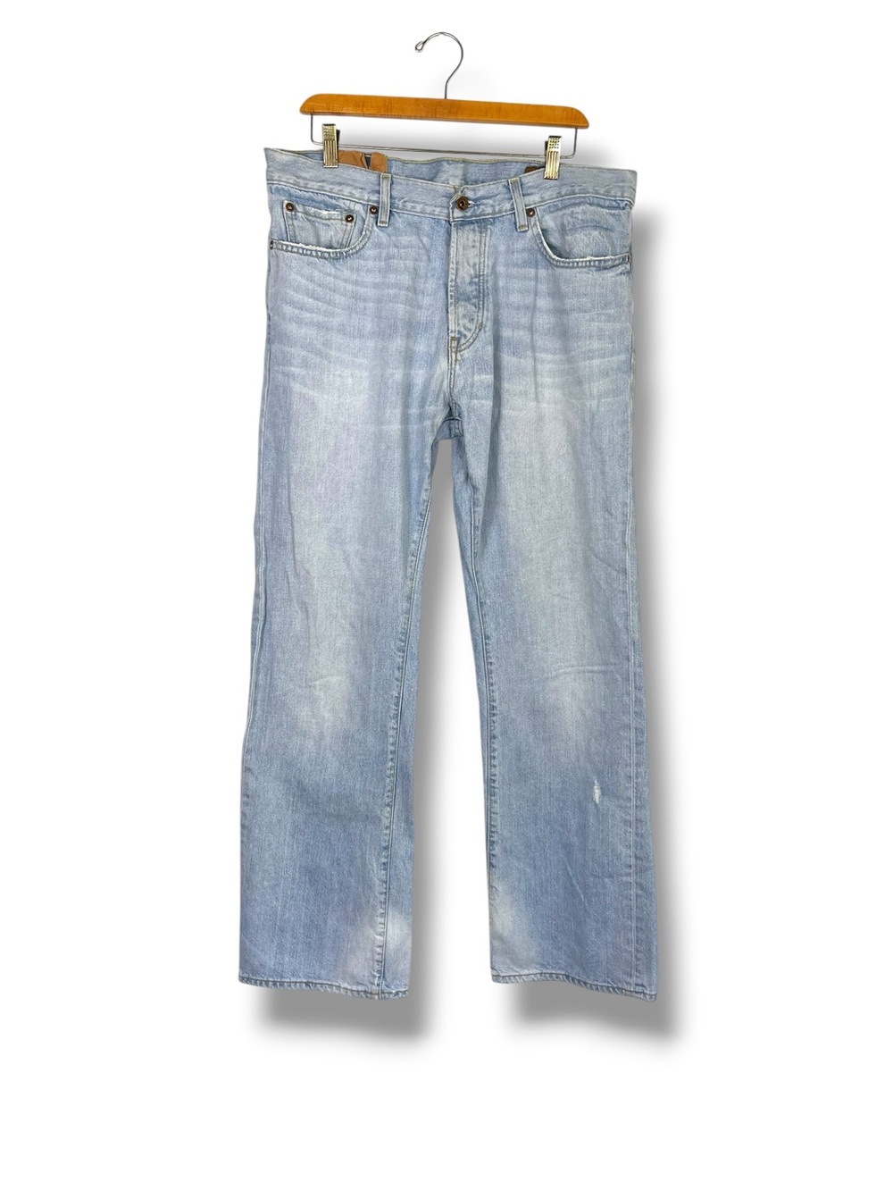 VTG Gap Jeans 2006 Boot Cut 34x32 Y2K Light Wash Button Fly Cotton 2000s